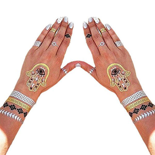 Metallic Waterproof Temporary Tattoo - SexyBling
