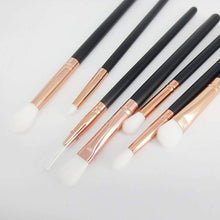Load image into Gallery viewer, 12Pcs Rose Gold Makeup Professional Brushes - SexyBling