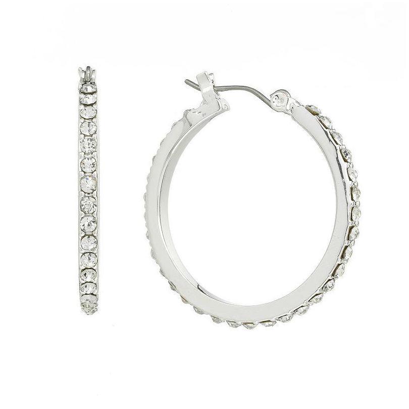 Austrian Crystal Hoop Earrings - SexyBling