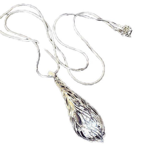 Crystal Long Pendant Necklace - SexyBling