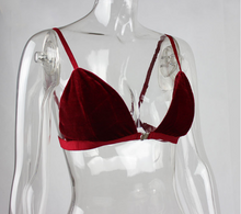 Load image into Gallery viewer, Feisty Velvet lingerie Bra - SexyBling