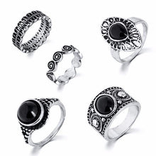 Load image into Gallery viewer, Turkish Vintage Ring Sets 5 PCS - SexyBling