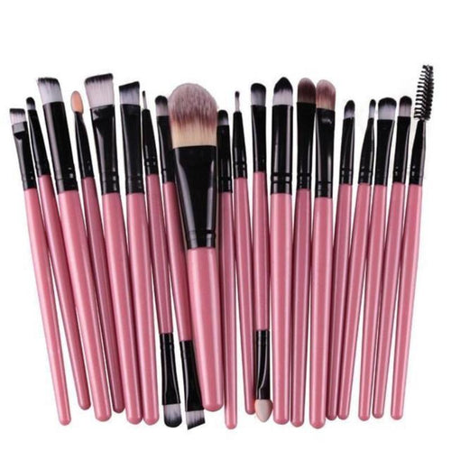 20 Piece Makeup Brush Set For Eyes - SexyBling