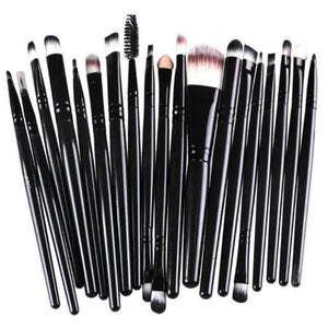 20 Piece Makeup Brush Set For Eyes - SexyBling