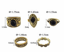 Load image into Gallery viewer, Turkish Vintage Ring Sets 5 PCS - SexyBling