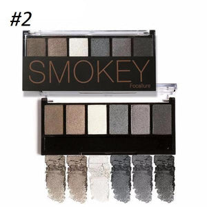 6 Colors Shimmer Eye Shadow Makeup Set - SexyBling