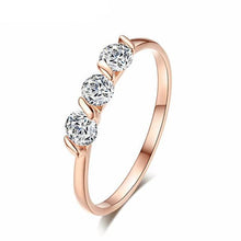 Load image into Gallery viewer, 3 Crystal Rhinestone Ring - SexyBling