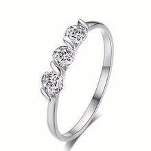 Load image into Gallery viewer, 3 Crystal Rhinestone Ring - SexyBling