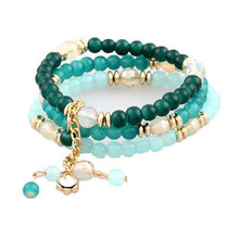 Load image into Gallery viewer, 3 Multi Layered Bead Bracelets - SexyBling