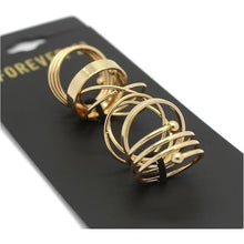 Load image into Gallery viewer, Trendy Punk Stackable Midi Rings - SexyBling