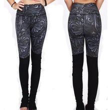 Load image into Gallery viewer, Floral High Waisted Yoga Pants - SexyBling