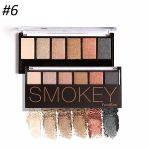 6 Colors Shimmer Eye Shadow Makeup Set - SexyBling