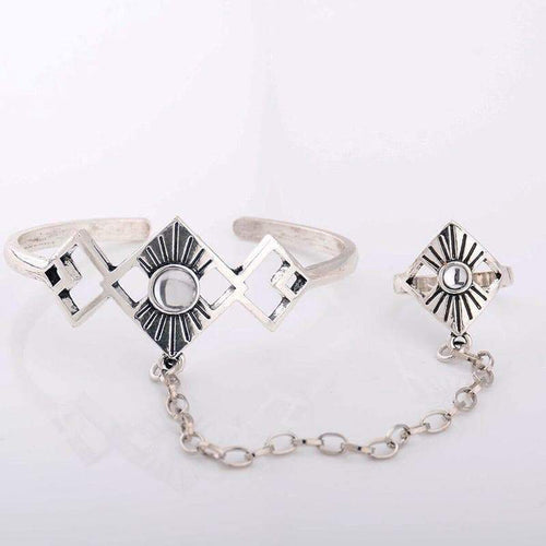 Adjustable Arm Cuff With Ringa - SexyBling