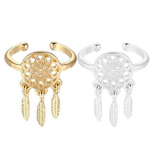 Load image into Gallery viewer, Ajustable Feather Ring - SexyBling