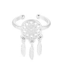 Load image into Gallery viewer, Ajustable Feather Ring - SexyBling
