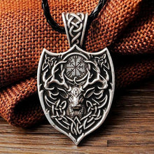 Load image into Gallery viewer, Antique Vikings Pendant Necklace - SexyBling