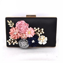 Load image into Gallery viewer, Applique Floral Clutch Bag - SexyBling