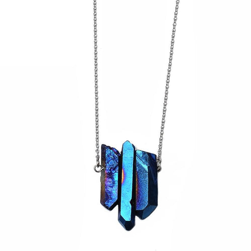 3-Pieces Quarts Crystal Necklace - SexyBling