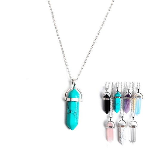 Quartz Pendant Necklace - SexyBling