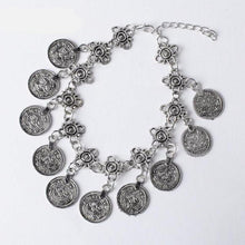 Load image into Gallery viewer, Sterling Silver Artilady Boho Coin Bracelet - SexyBling