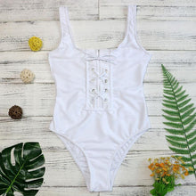 Load image into Gallery viewer, Bandage One Piece Swimsuit - SexyBling