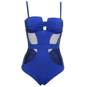 Beachin One Piece Bandage Bikini - SexyBling