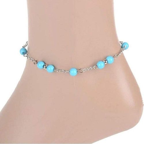 Bead Chain Anklet - SexyBling
