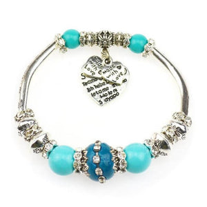 Beautiful Bead Love Charm Bracelet - SexyBling
