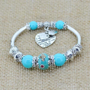 Beautiful Bead Love Charm Bracelet - SexyBling