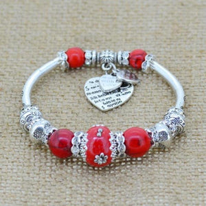 Beautiful Bead Love Charm Bracelet - SexyBling