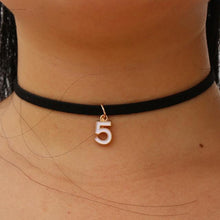Load image into Gallery viewer, Black Leather Choker Pendant Necklaces - SexyBling