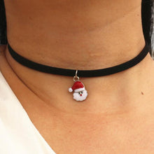 Load image into Gallery viewer, Black Leather Choker Pendant Necklaces - SexyBling