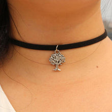 Load image into Gallery viewer, Black Leather Choker Pendant Necklaces - SexyBling