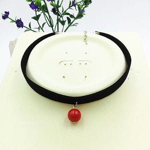 Rope Resin Pendant Choker Necklace - SexyBling