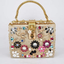 Load image into Gallery viewer, Bling Rhinestone Purses Square Shape - SexyBling