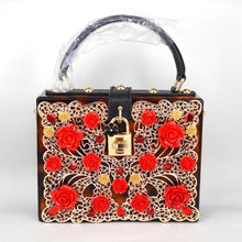 Load image into Gallery viewer, Bling Rhinestone Purses Square Shape - SexyBling