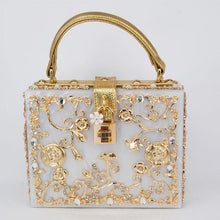Load image into Gallery viewer, Bling Rhinestone Purses Square Shape - SexyBling