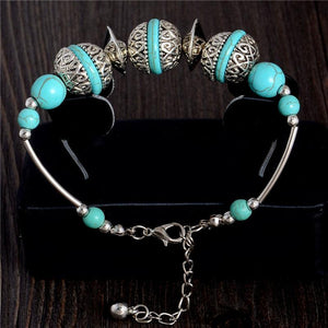 Bohemian Alluring Turquoise Beads Bracelet for Women - SexyBling
