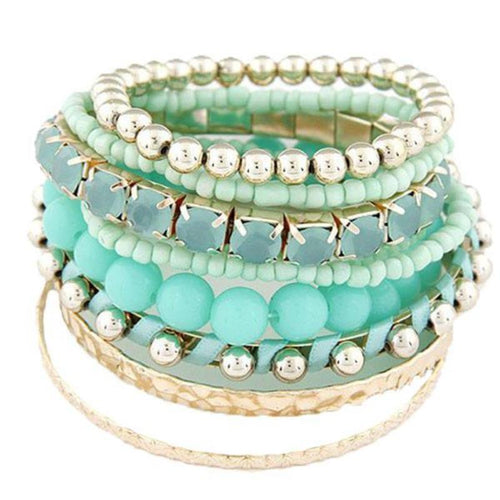 Multilayer Candy Color Bohemian Bracelets - SexyBling
