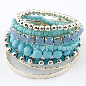 Multilayer Candy Color Bohemian Bracelets - SexyBling