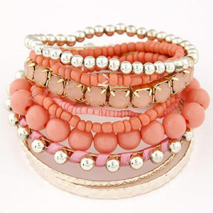 Multilayer Candy Color Bohemian Bracelets - SexyBling