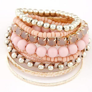Multilayer Candy Color Bohemian Bracelets - SexyBling