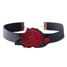 Load image into Gallery viewer, Bohemian Embroidered Floral Choker Necklace - SexyBling