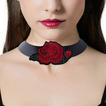 Load image into Gallery viewer, Bohemian Embroidered Floral Choker Necklace - SexyBling