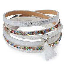 Load image into Gallery viewer, Bohemian Leather Charm Tassel Bracelet - SexyBling