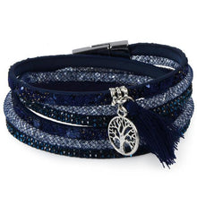 Load image into Gallery viewer, Bohemian Leather Charm Tassel Bracelet - SexyBling