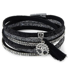 Load image into Gallery viewer, Bohemian Leather Charm Tassel Bracelet - SexyBling
