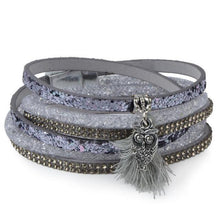 Load image into Gallery viewer, Bohemian Leather Charm Tassel Bracelet - SexyBling
