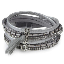Load image into Gallery viewer, Bohemian Leather Charm Tassel Bracelet - SexyBling
