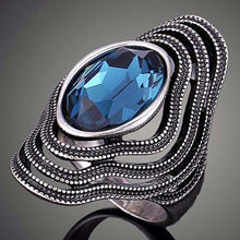 Load image into Gallery viewer, Boho Blue Stone Ring - SexyBling